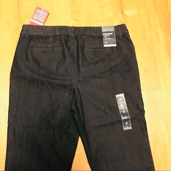 St John's Bay Secretly Slender Capri Classic Fit NWT - Picture 11 of 15